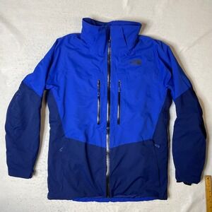 The North Face Mens Blue Primaloft Insulated Ski Snowboard Jacket Large‎ No Hood